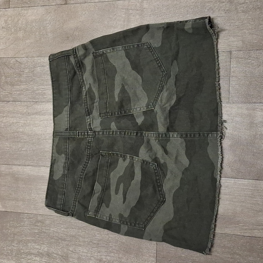 Womens Aeropostale Camo Twill High Rise‎ Mini Skirt - Picture 3 of 7